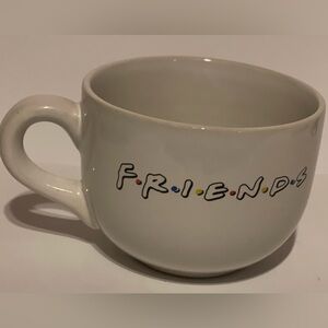 Friends TV Show Logo White Oversized Ceramic Mug